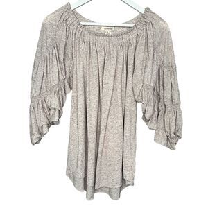 Sundance Sweet Serenade Ruched Linen Blend Top